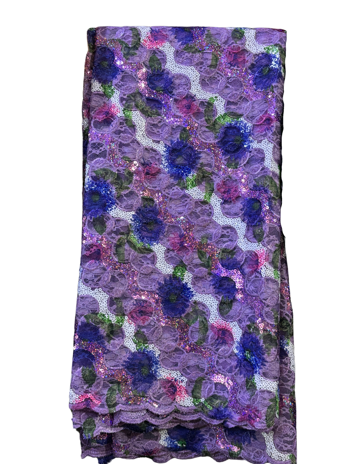 SEQUIN LACE FABRIC