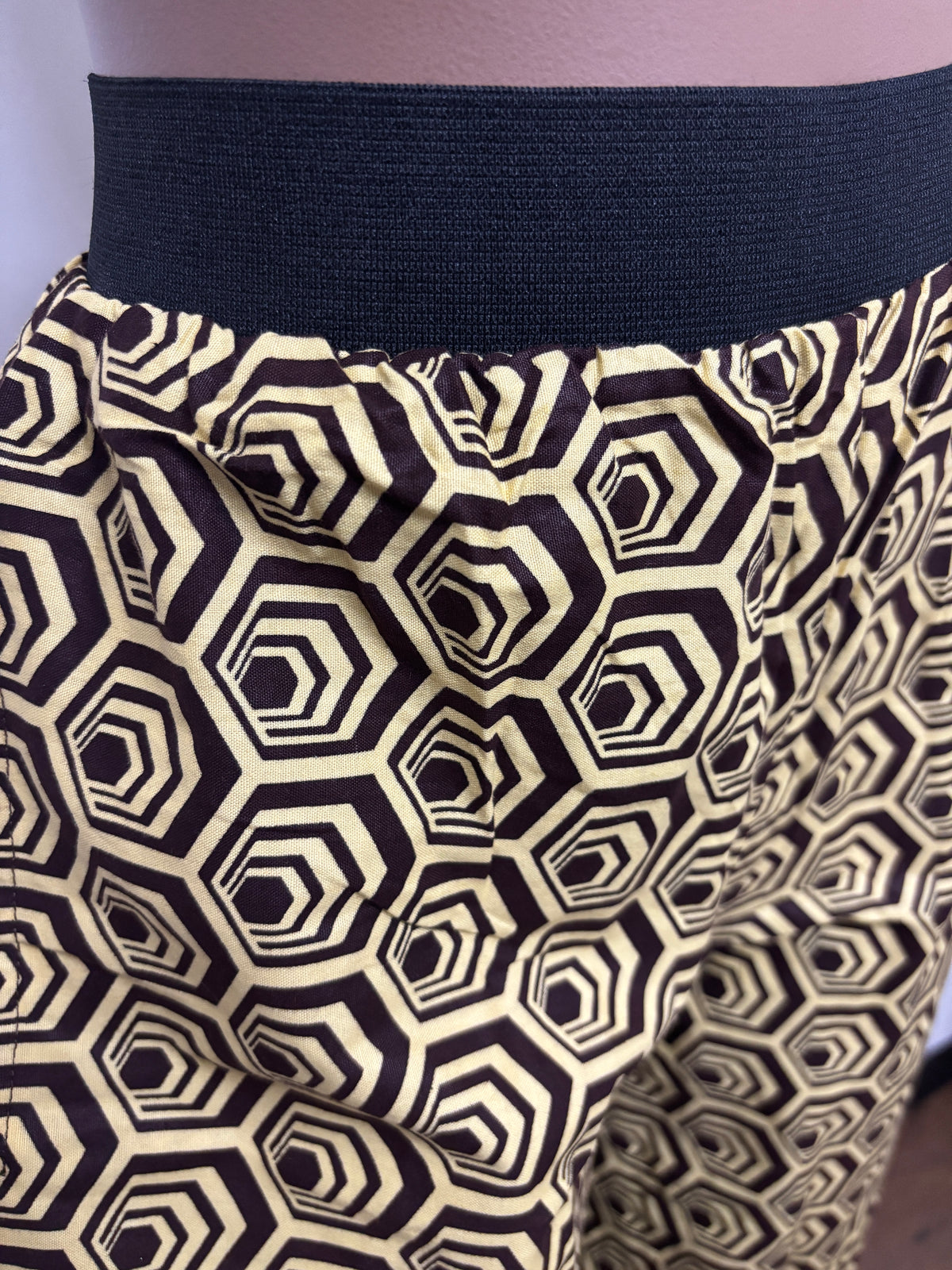 Women african seamless pattern pants with pocket
